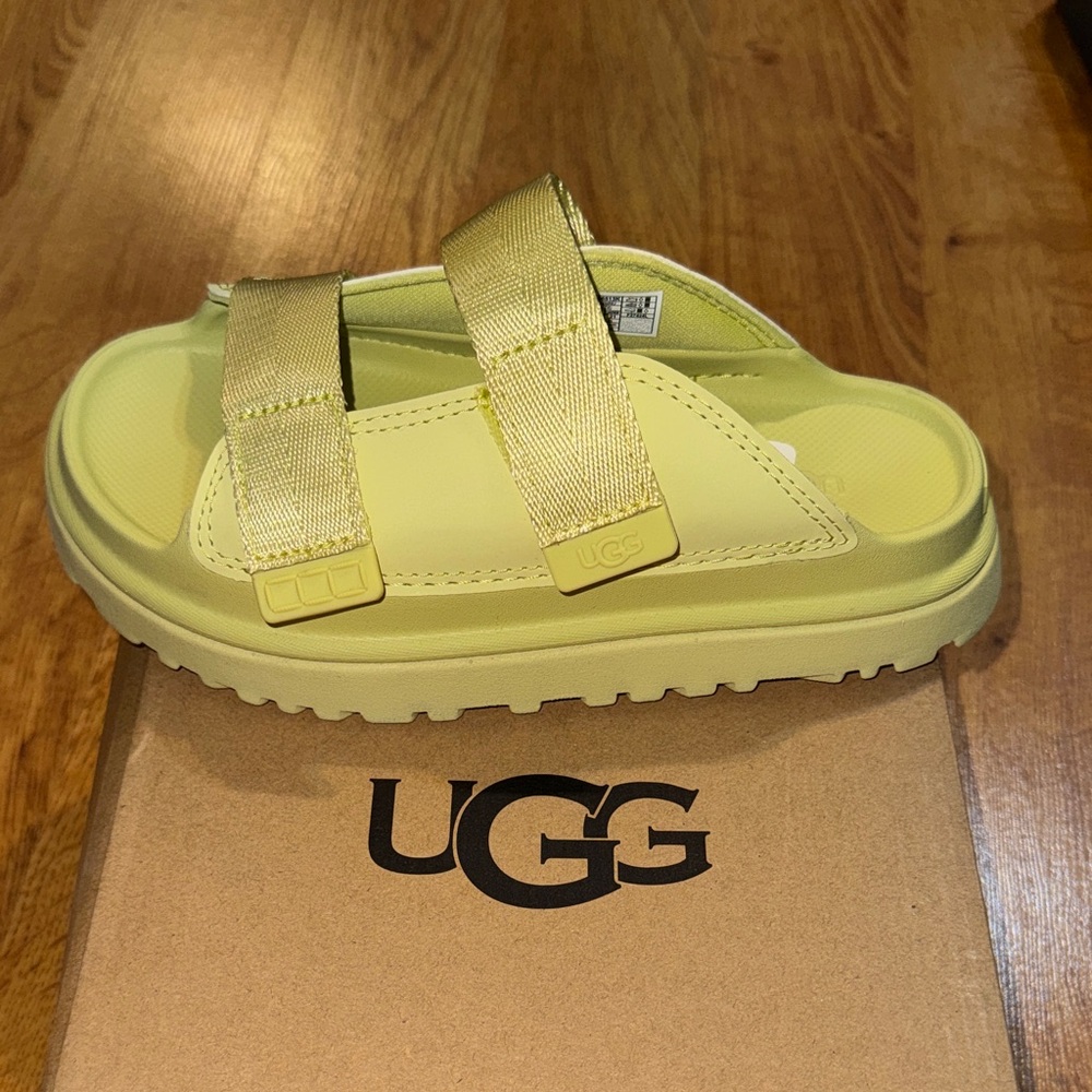 UGG Kids Lemon Yellow Sandals